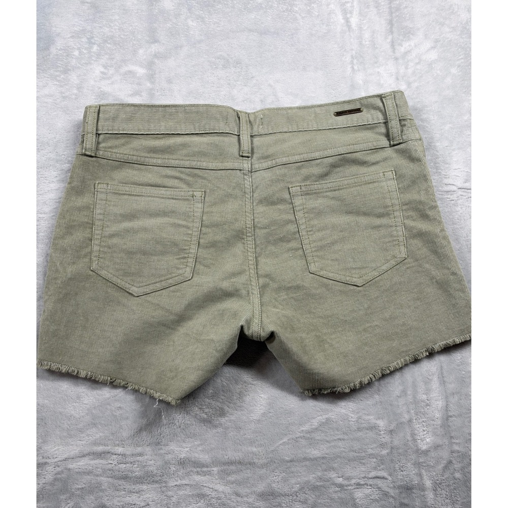 Carve Designs Oahu Shorts Women 6 Olive Corduroy Raw Hem Organic Cotton - Picture 2 of 6